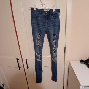 Ripped Blue Jeans